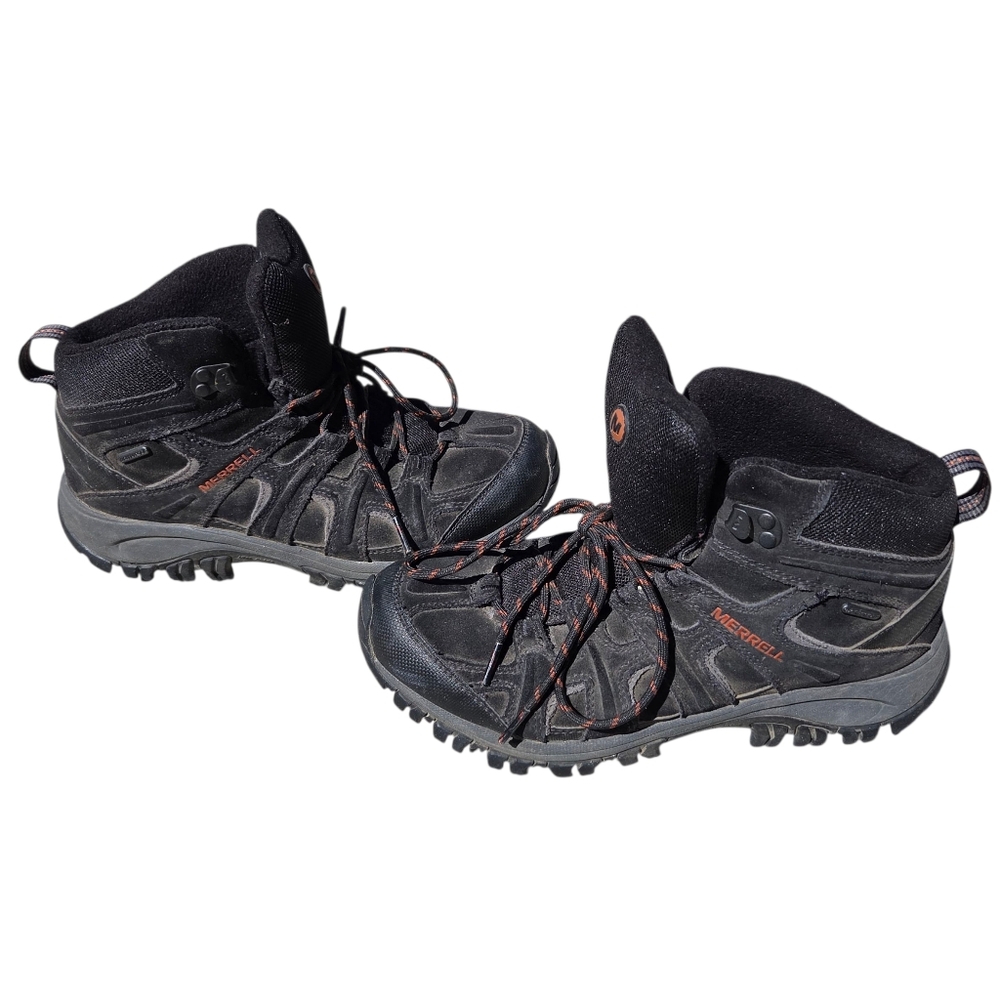 Merrell Men's Phoenix 2 Mid Thermo Waterproof Black Outdoor Boots Size US 8.5